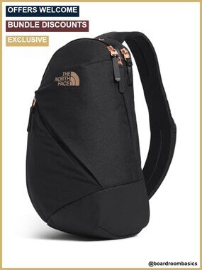 North Face Isabella Sling Slim Crossbody Bag Water Repellent Large Main